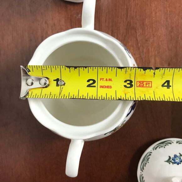 Provencial Designs By Nikko VTG French Country Dancers Creamer Sugar Bowl Set - Picture 8 of 11